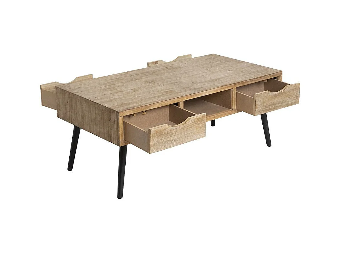 Table basse en bois de sapin Natural