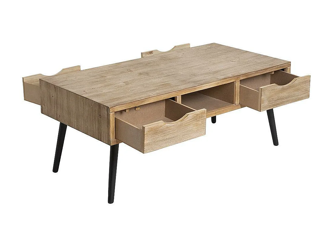 Table basse en bois de sapin Natural