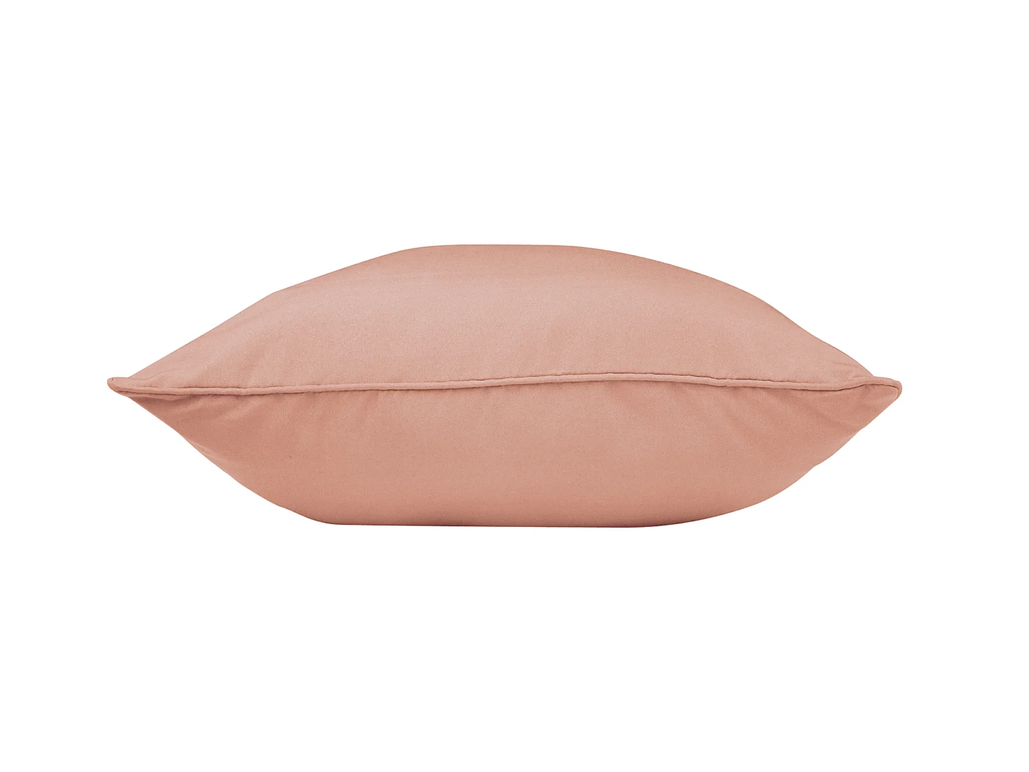 Coussin passepoil 40 x 40 cm Rose poudre