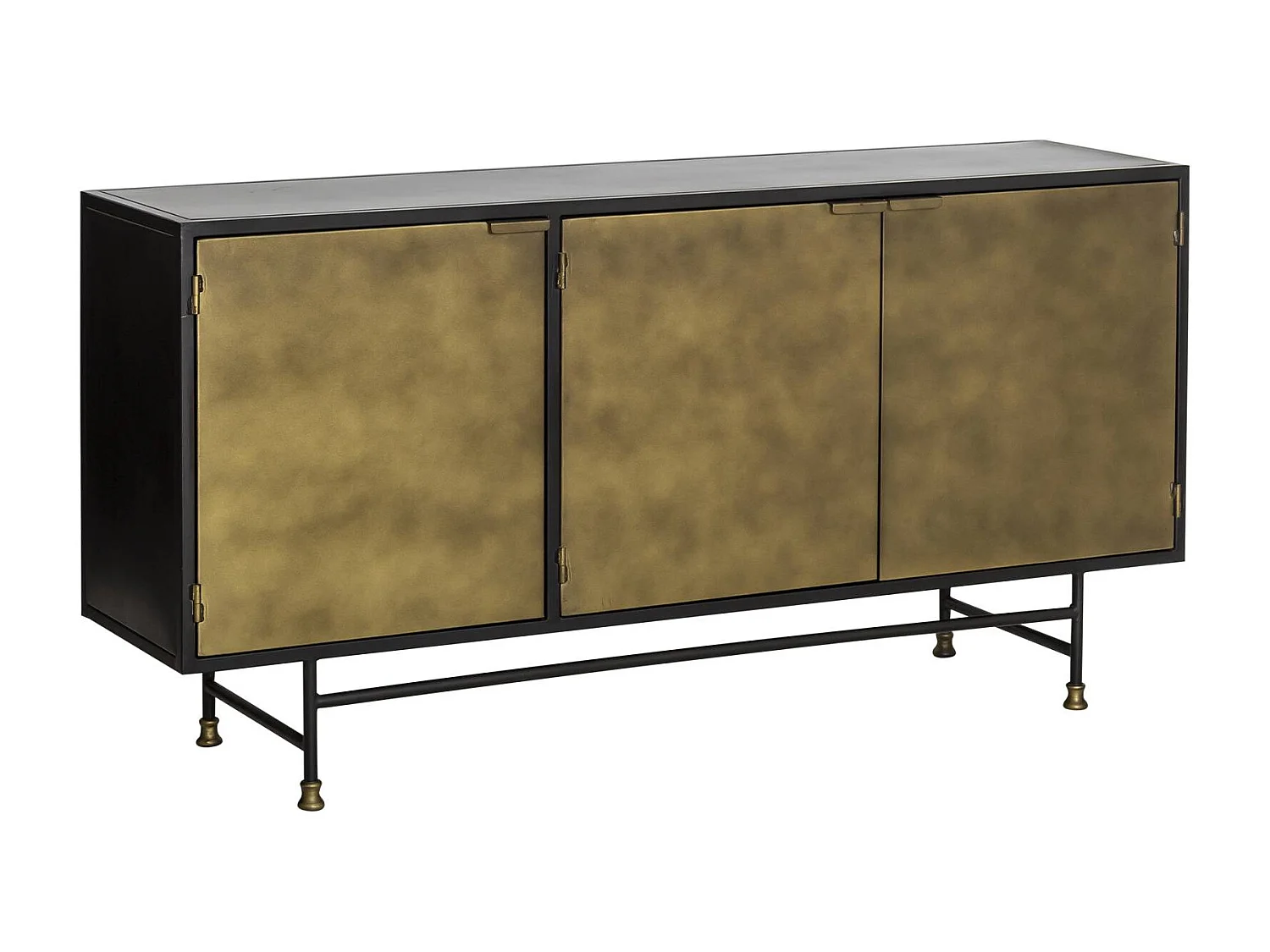 Aparador en latón y metal Janelle