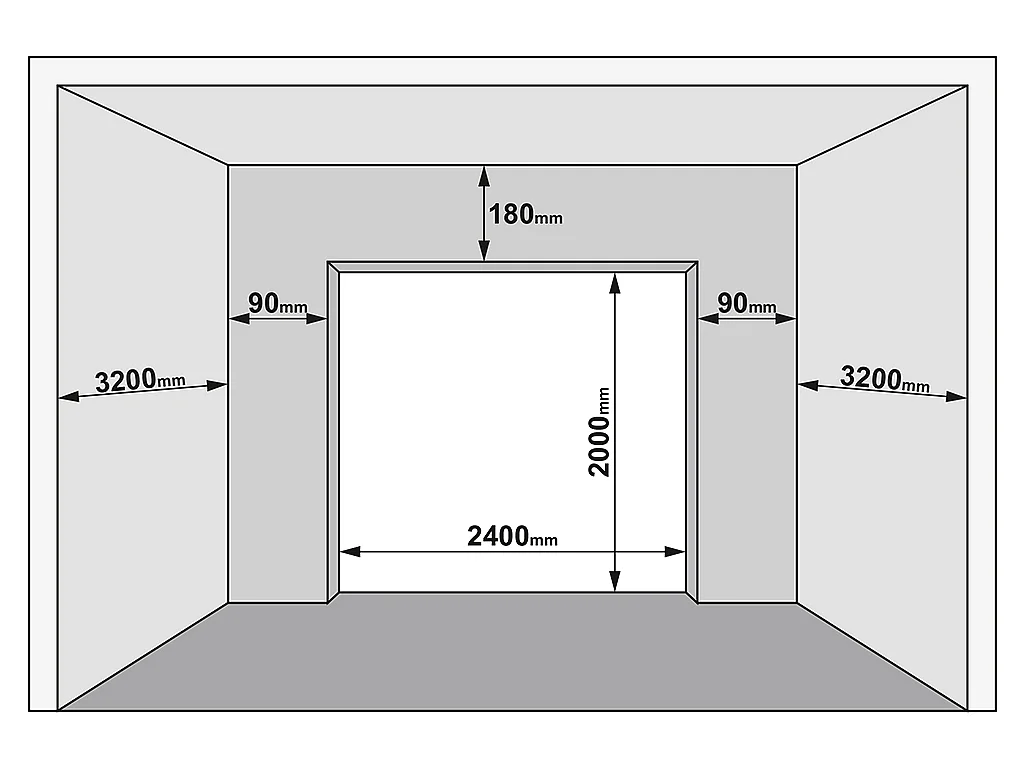 Sectionale garagedeur houtdecor wit met Somfy motor - PRIETA