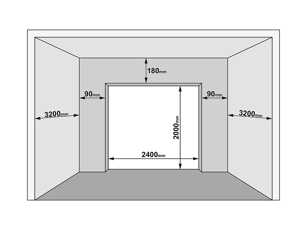 Porte de garage sectionnelle effet bois blanc avec moteur Somfy L254 x H218 cm - PRIETA