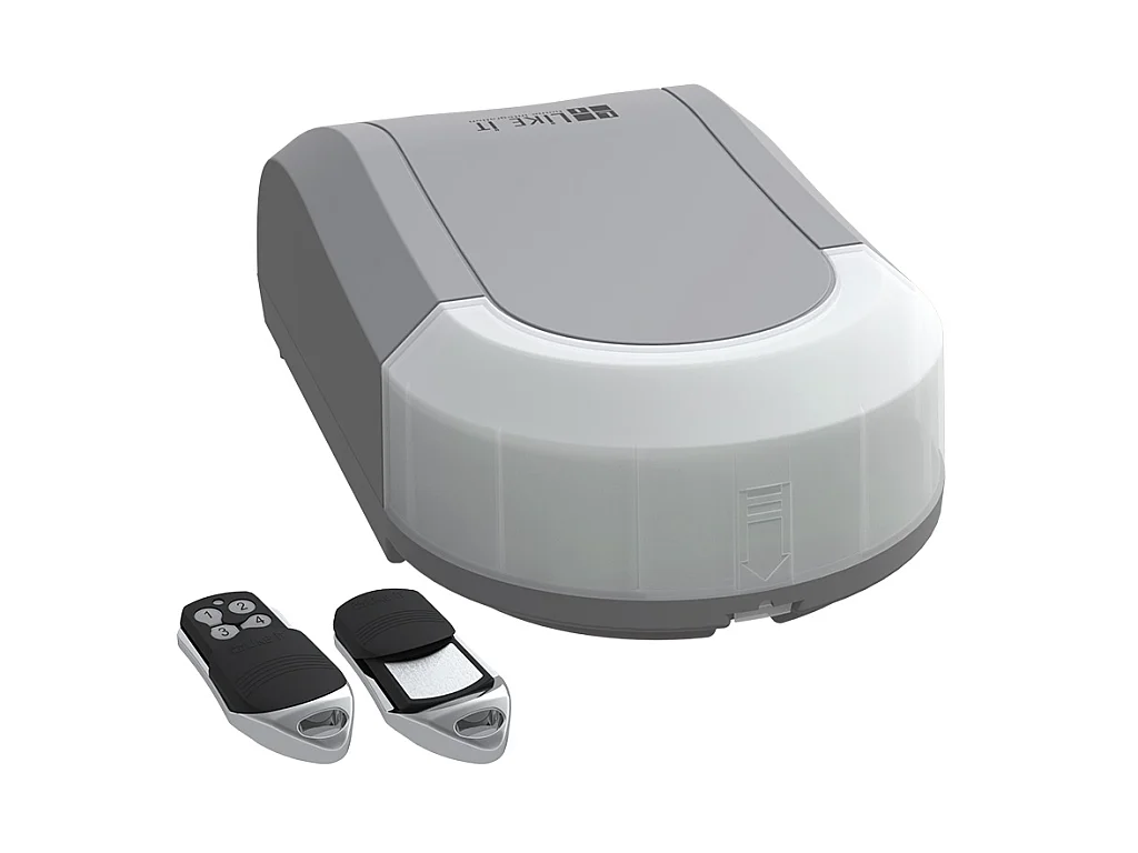 Porta de garagem seccionada efeito madeira antracite motorizada C254 x A218 cm - PRIETA