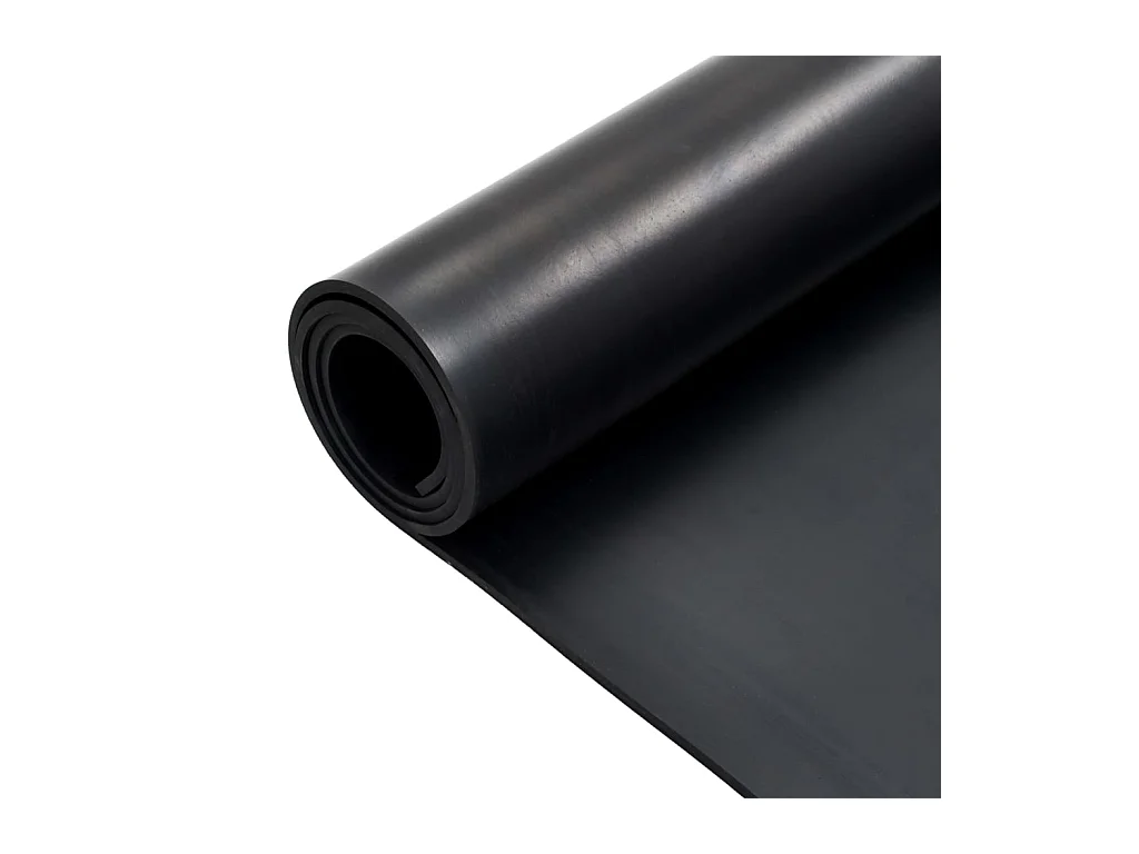 Tapis en caoutchouc antidérapant 1,2x2 m 6 mm Lisse