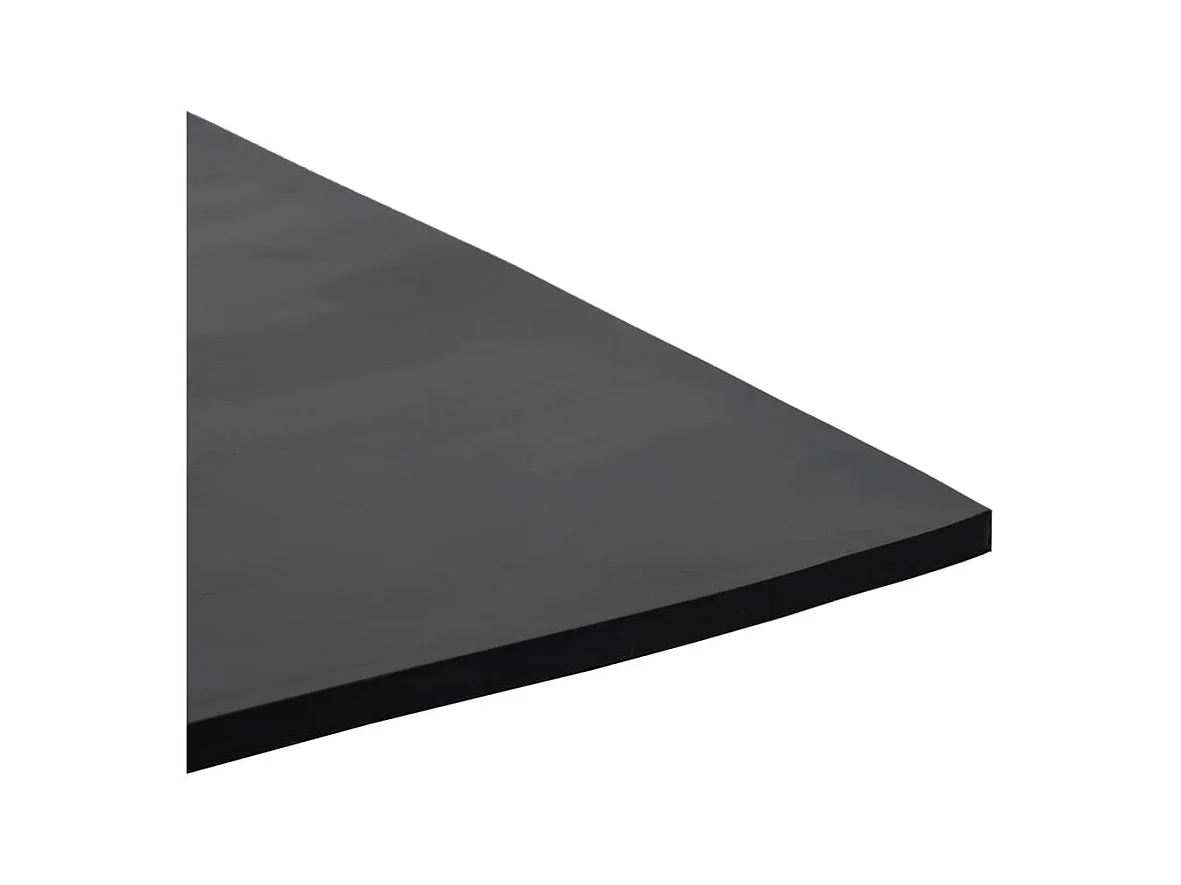 Tapis en caoutchouc antidérapant 1,2x2 m 6 mm Lisse