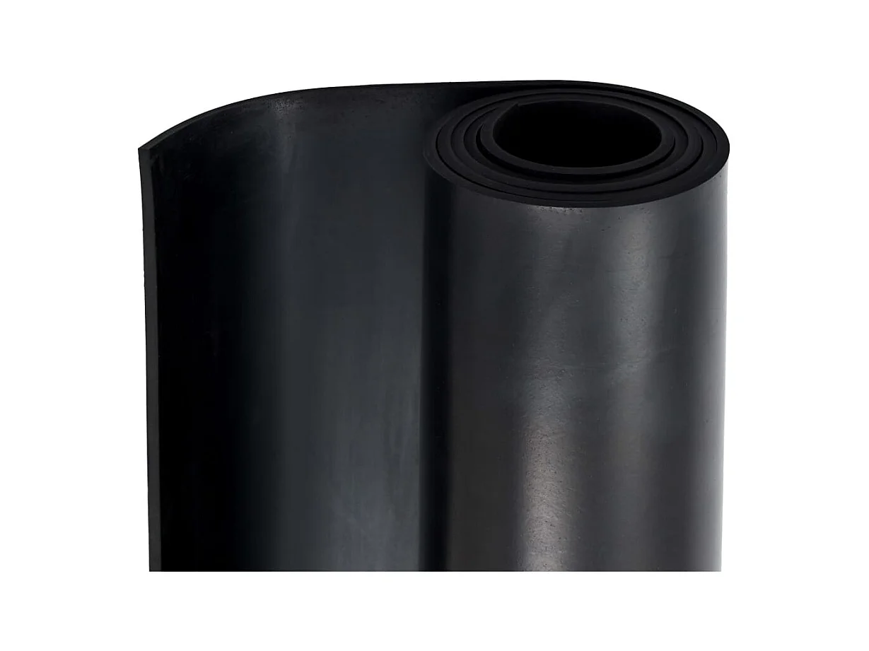 Tapis en caoutchouc antidérapant 1,2x2 m 6 mm Lisse