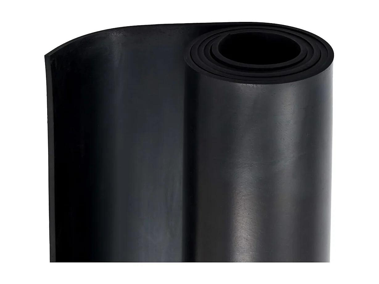 Tapis en caoutchouc antidérapant 1,2x2 m 6 mm Lisse