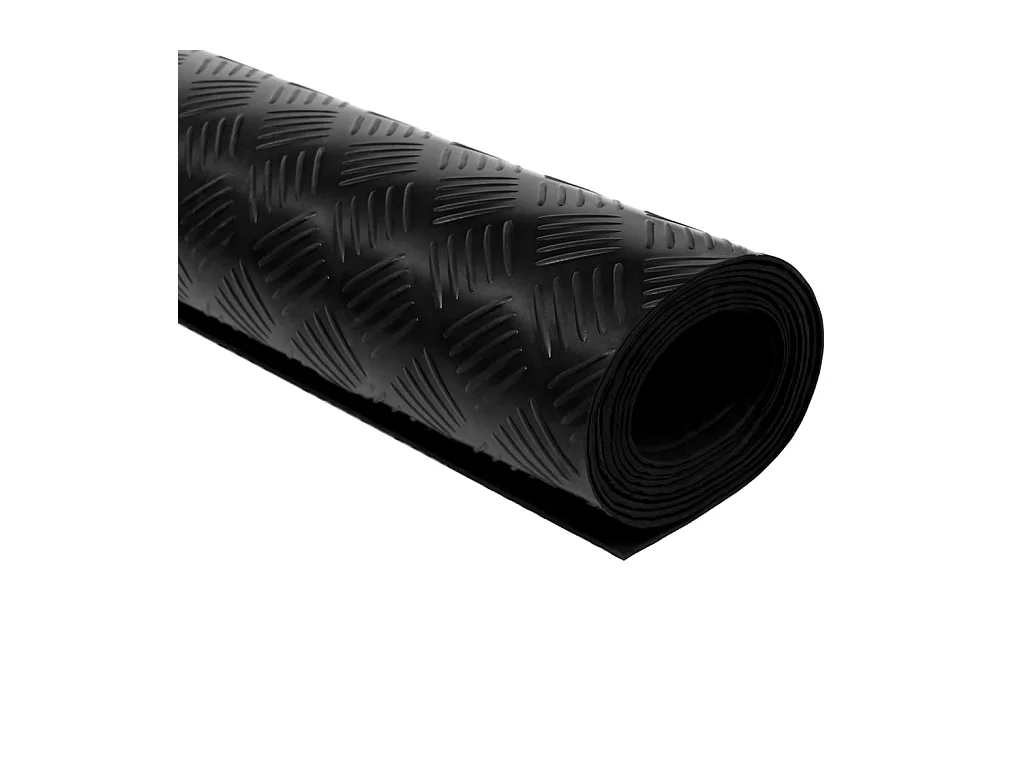 Tapis en caoutchouc antidérapant 5 x 1 m Modèle strié