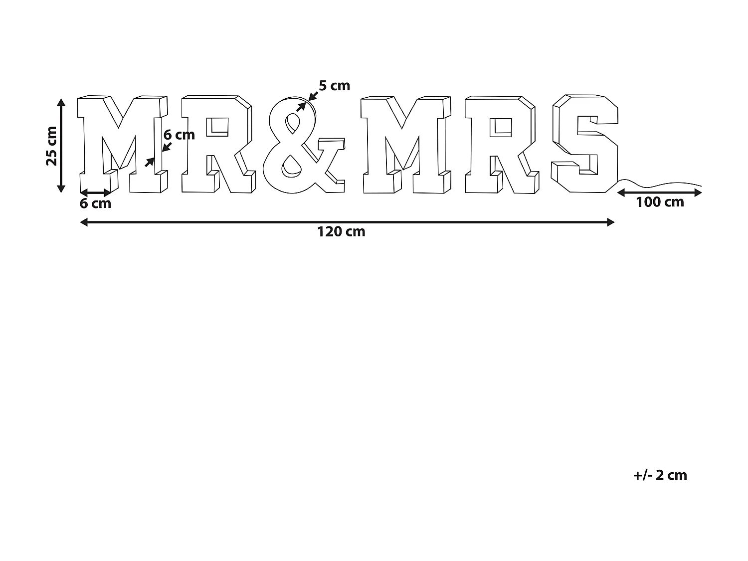 Décoration LED Texte POLLUX Multicolore