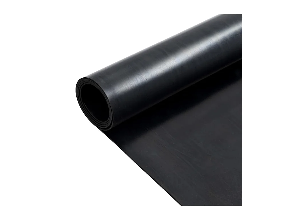 Tapis en caoutchouc antidérapant 1,2x2 m 2 mm Lisse