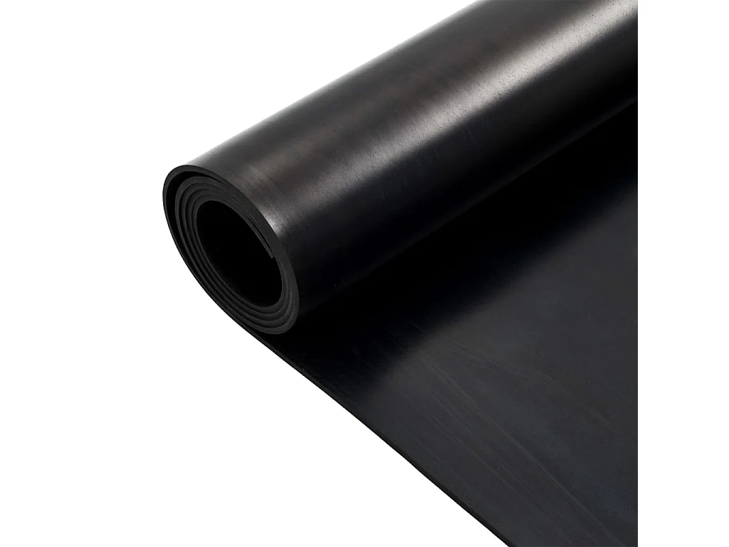 Tapis en caoutchouc antidérapant 1,2x2 m 4 mm Lisse