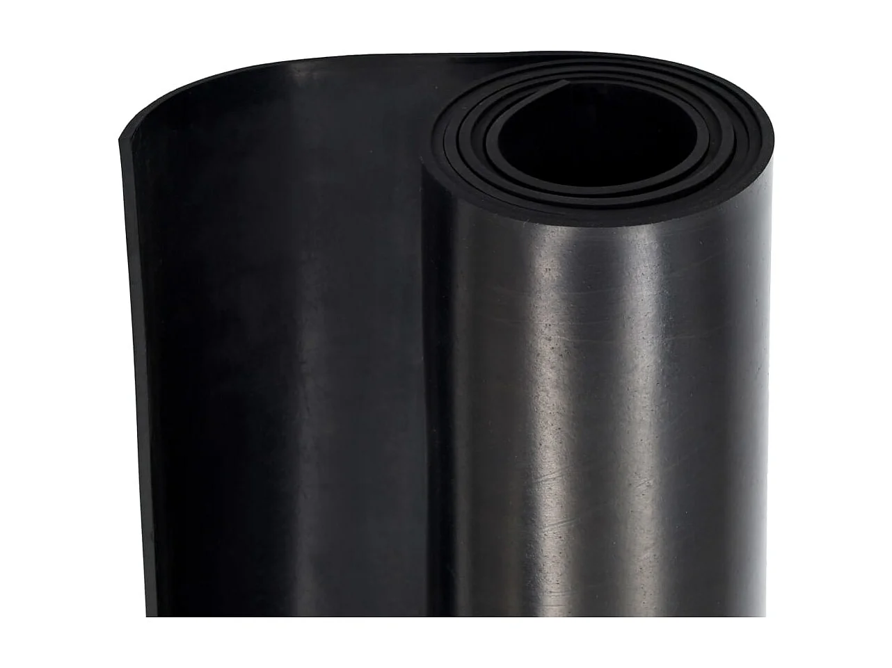 Tapis en caoutchouc antidérapant 1,2x2 m 4 mm Lisse