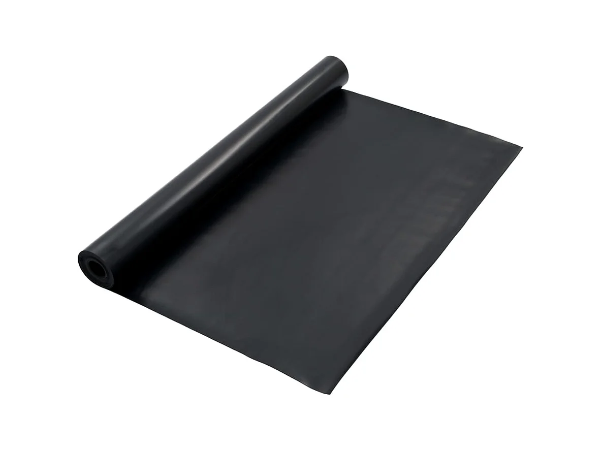 Tapis en caoutchouc antidérapant 1,2x5 m 2 mm Lisse