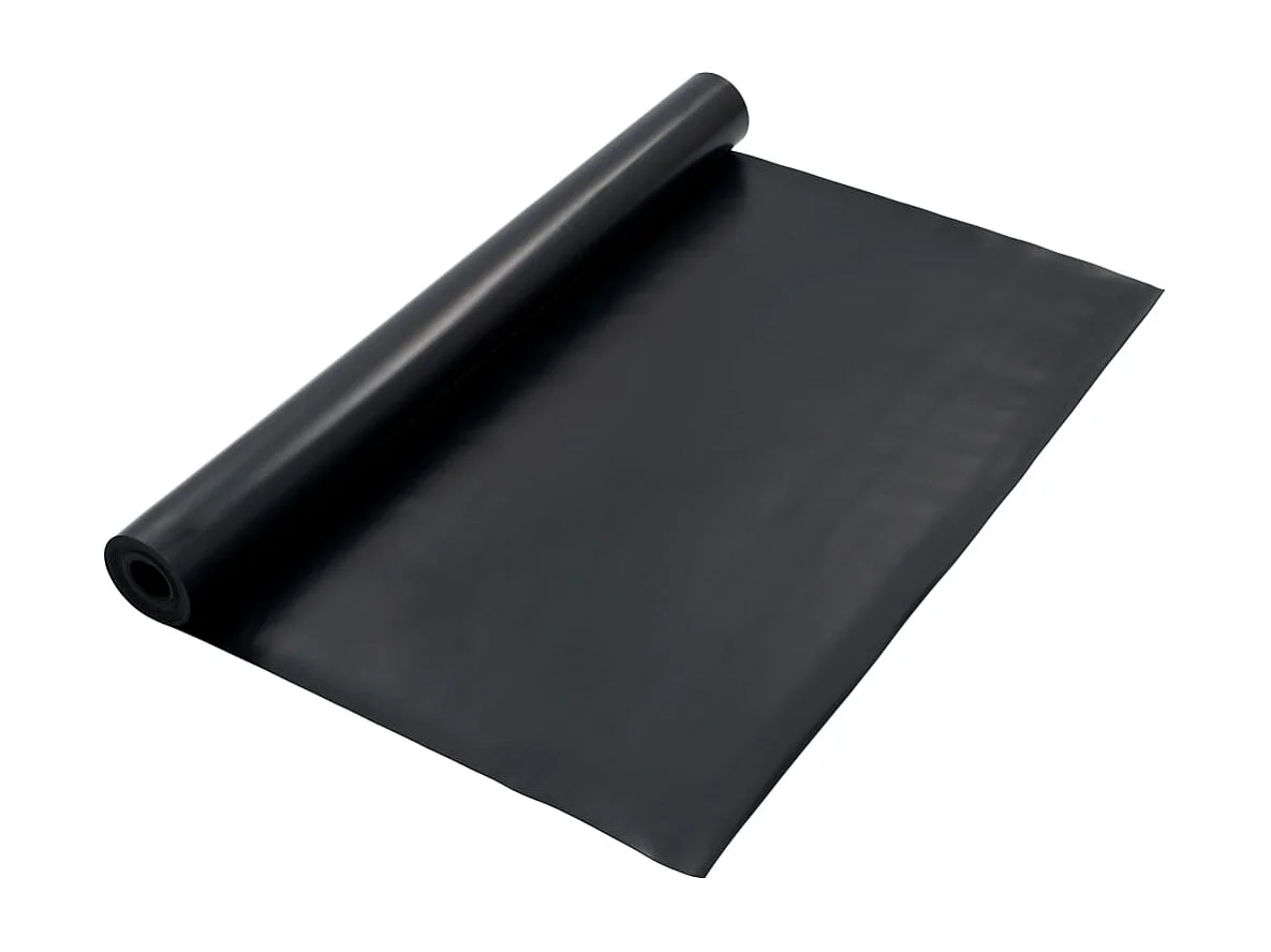 Tapis en caoutchouc antidérapant 1,2x5 m 2 mm Lisse