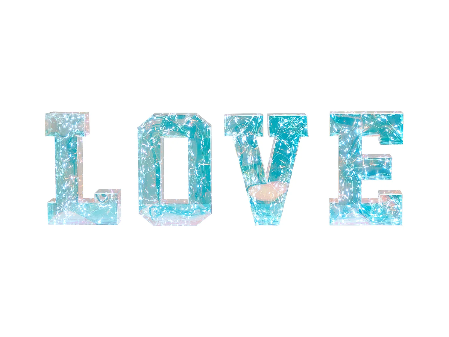 Décoration LED Texte PROCYON Multicolore