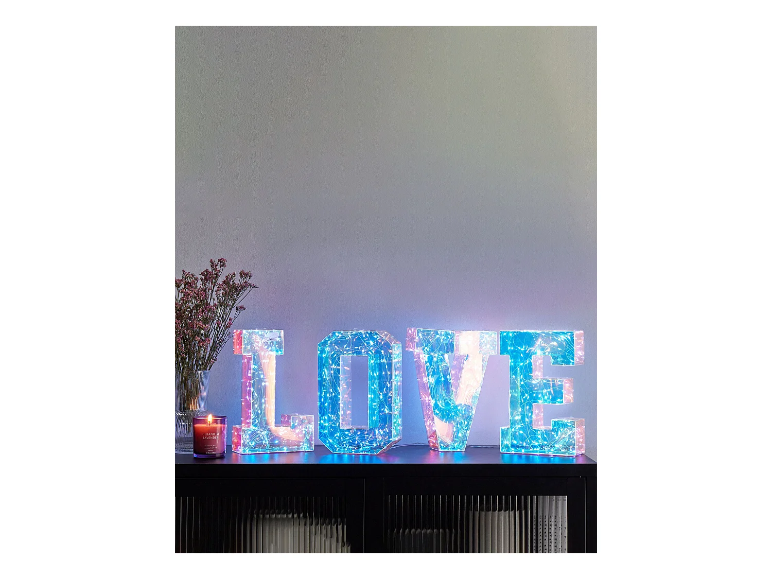 Décoration LED Texte PROCYON Multicolore