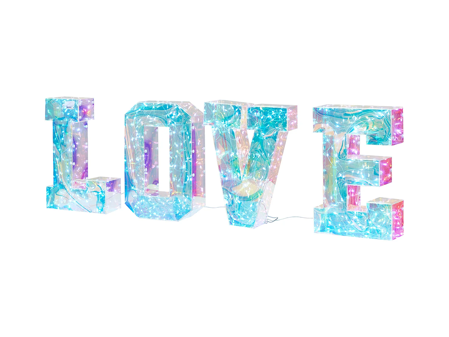 Décoration LED Texte PROCYON Multicolore