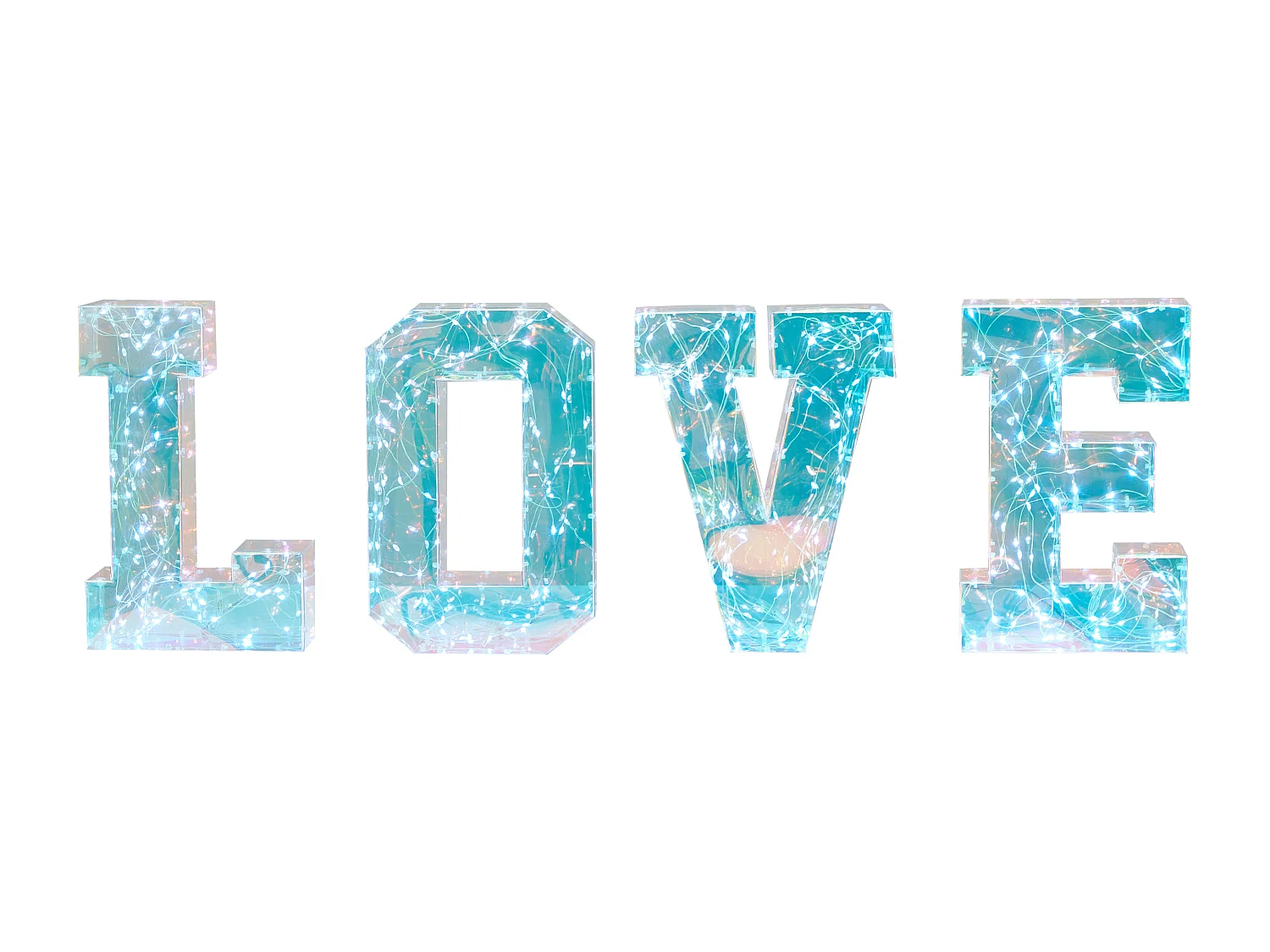 Décoration LED Texte PROCYON Multicolore