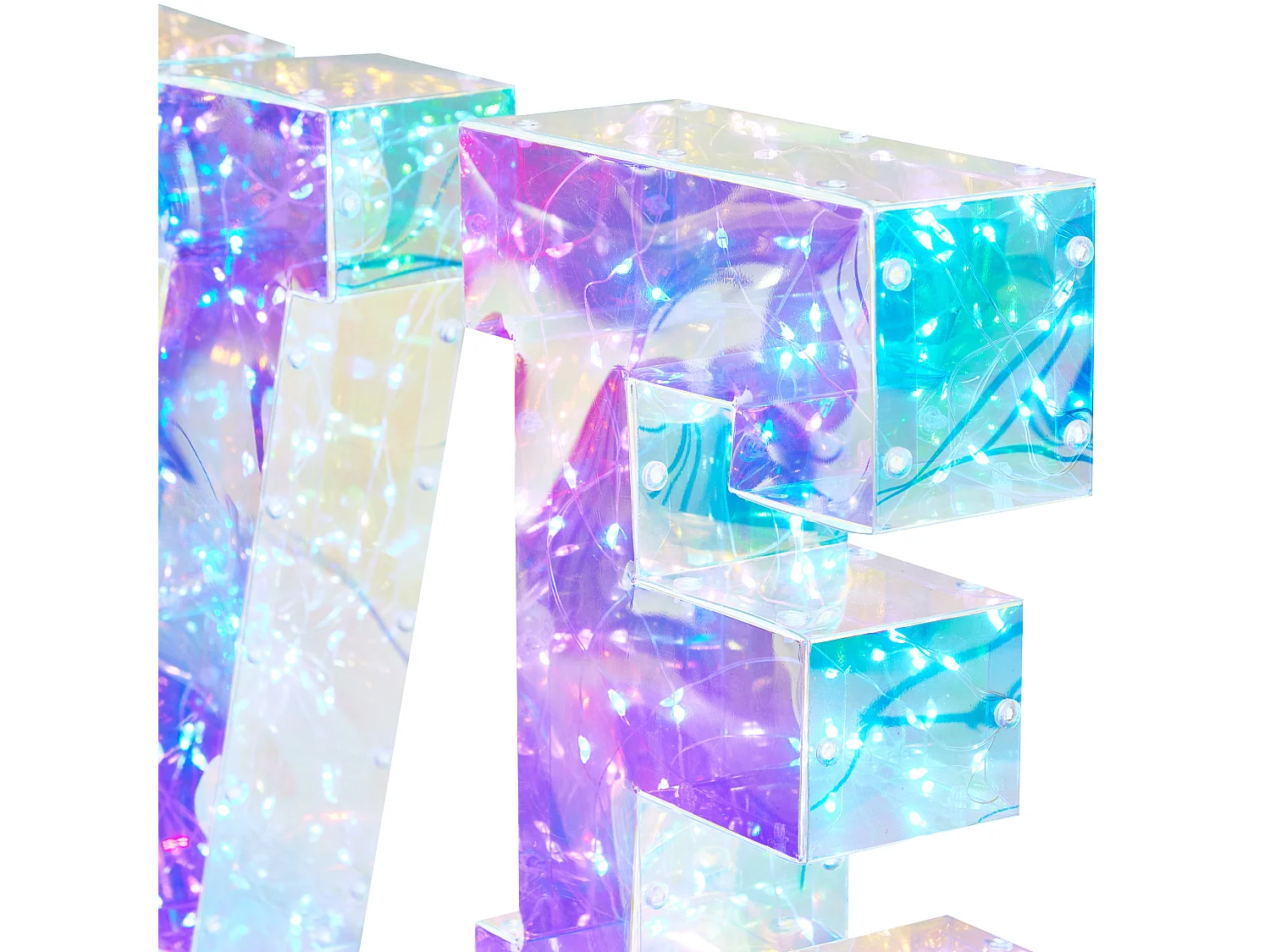 Décoration LED Texte PROCYON Multicolore