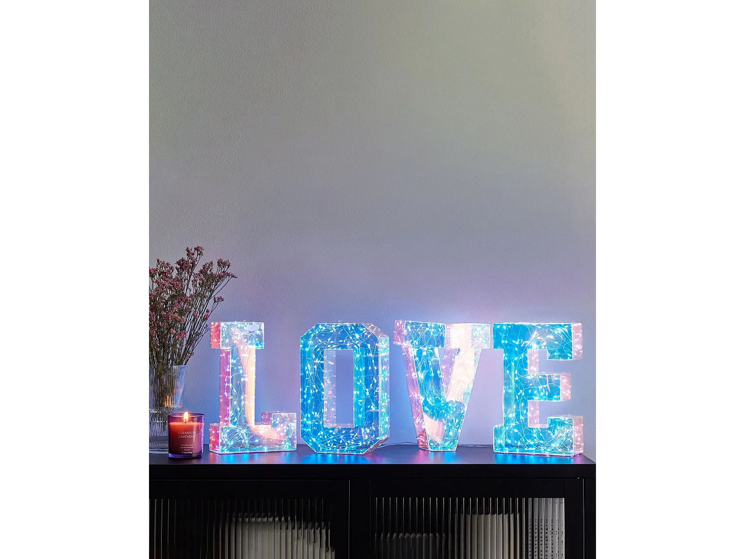 Décoration LED Texte PROCYON Multicolore