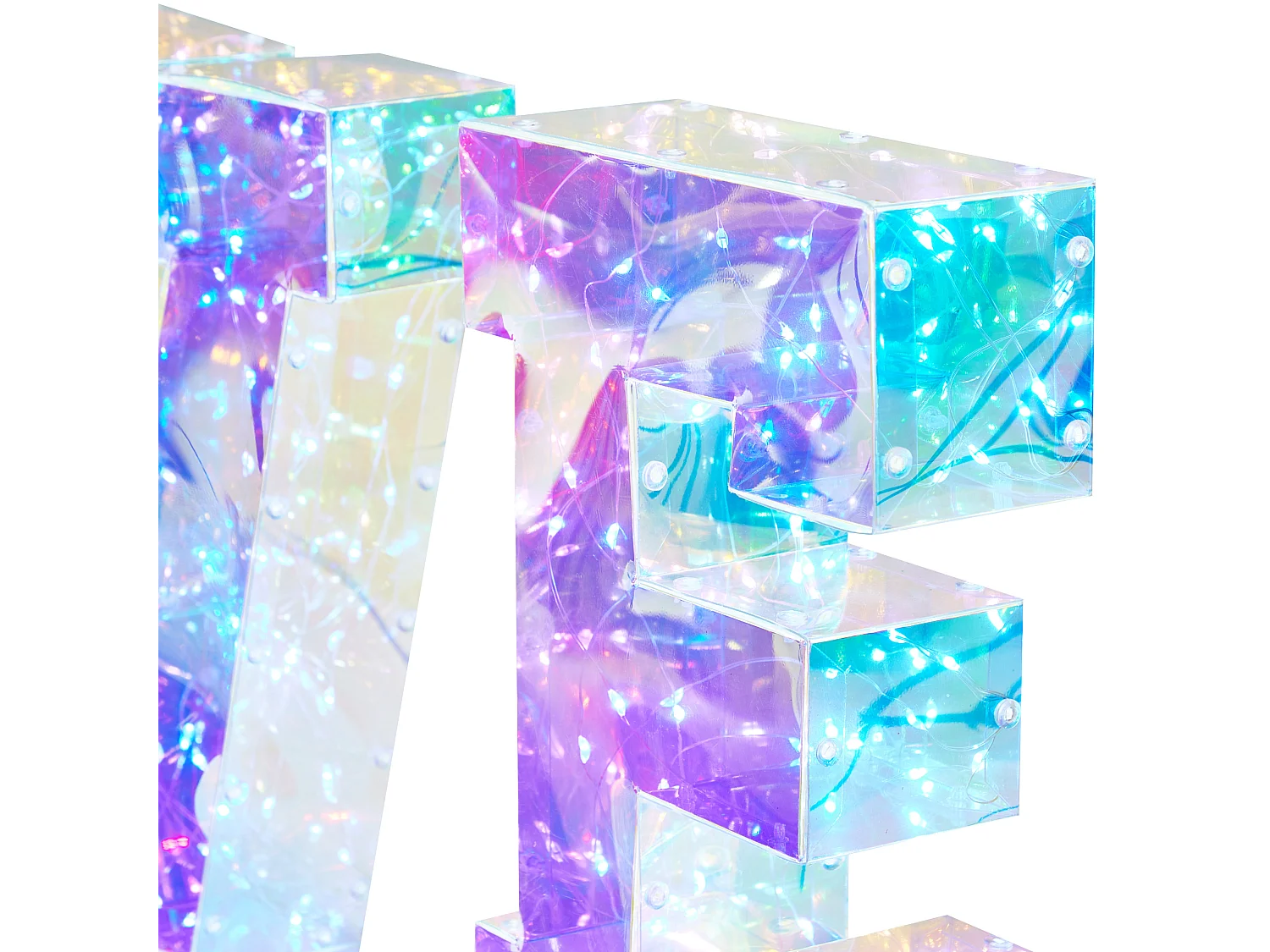 Décoration LED Texte PROCYON Multicolore