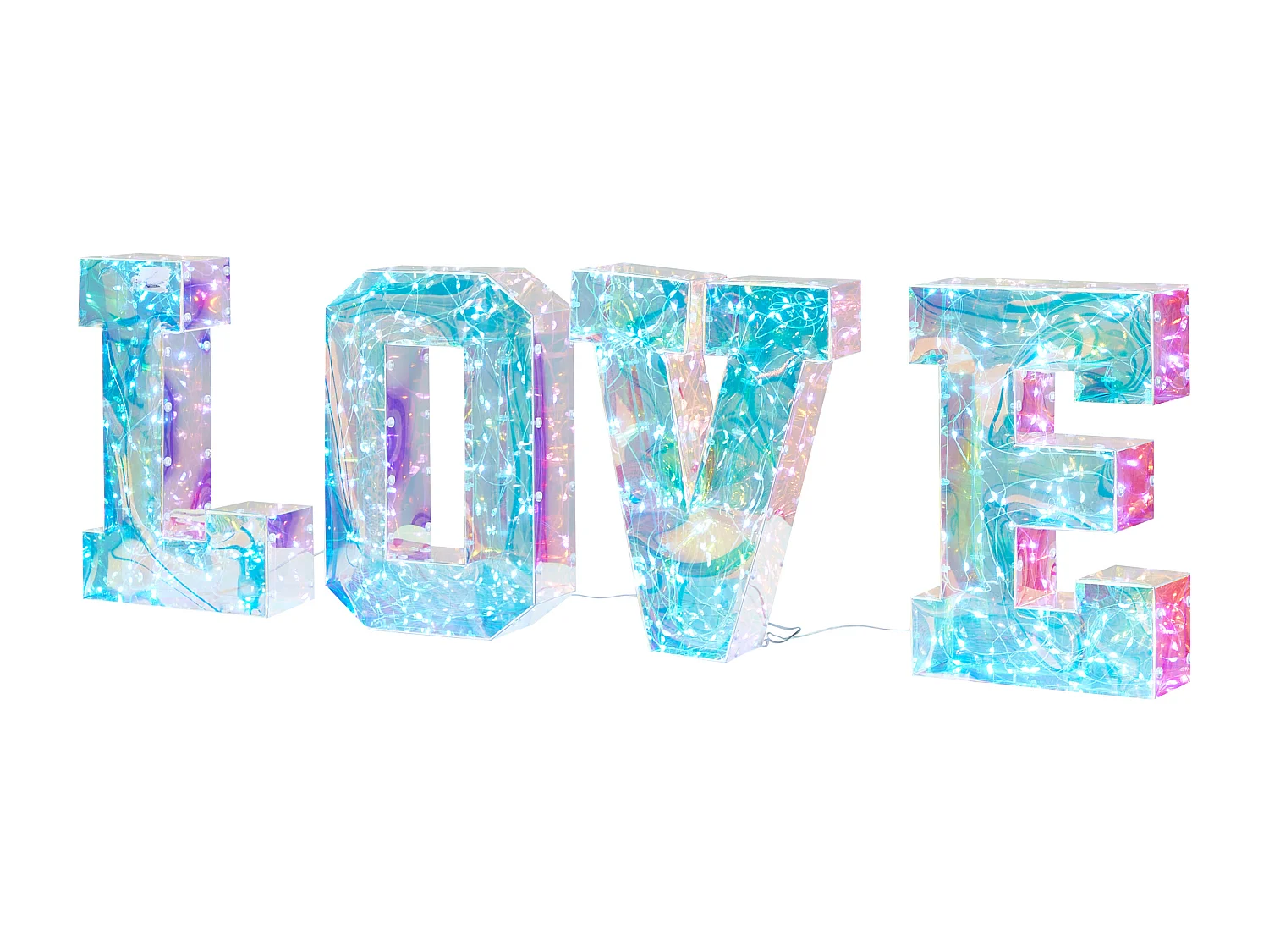 Décoration LED Texte PROCYON Multicolore