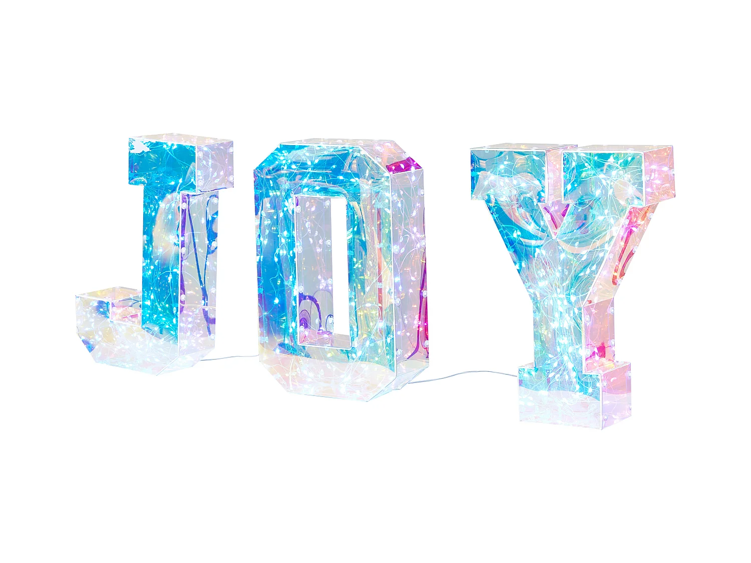 Décoration LED Texte CASTOR Multicolore