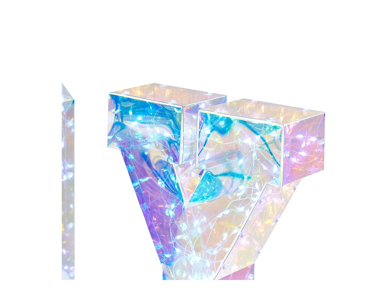 Décoration LED Texte CASTOR Multicolore