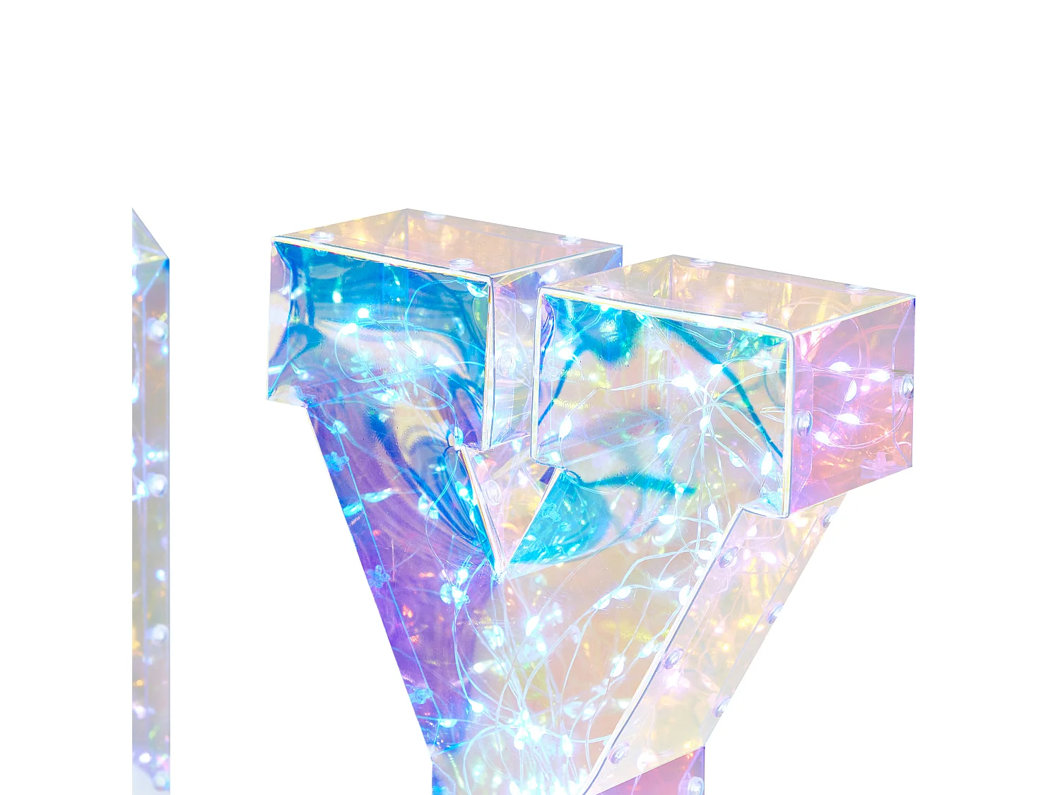 Décoration LED Texte CASTOR Multicolore