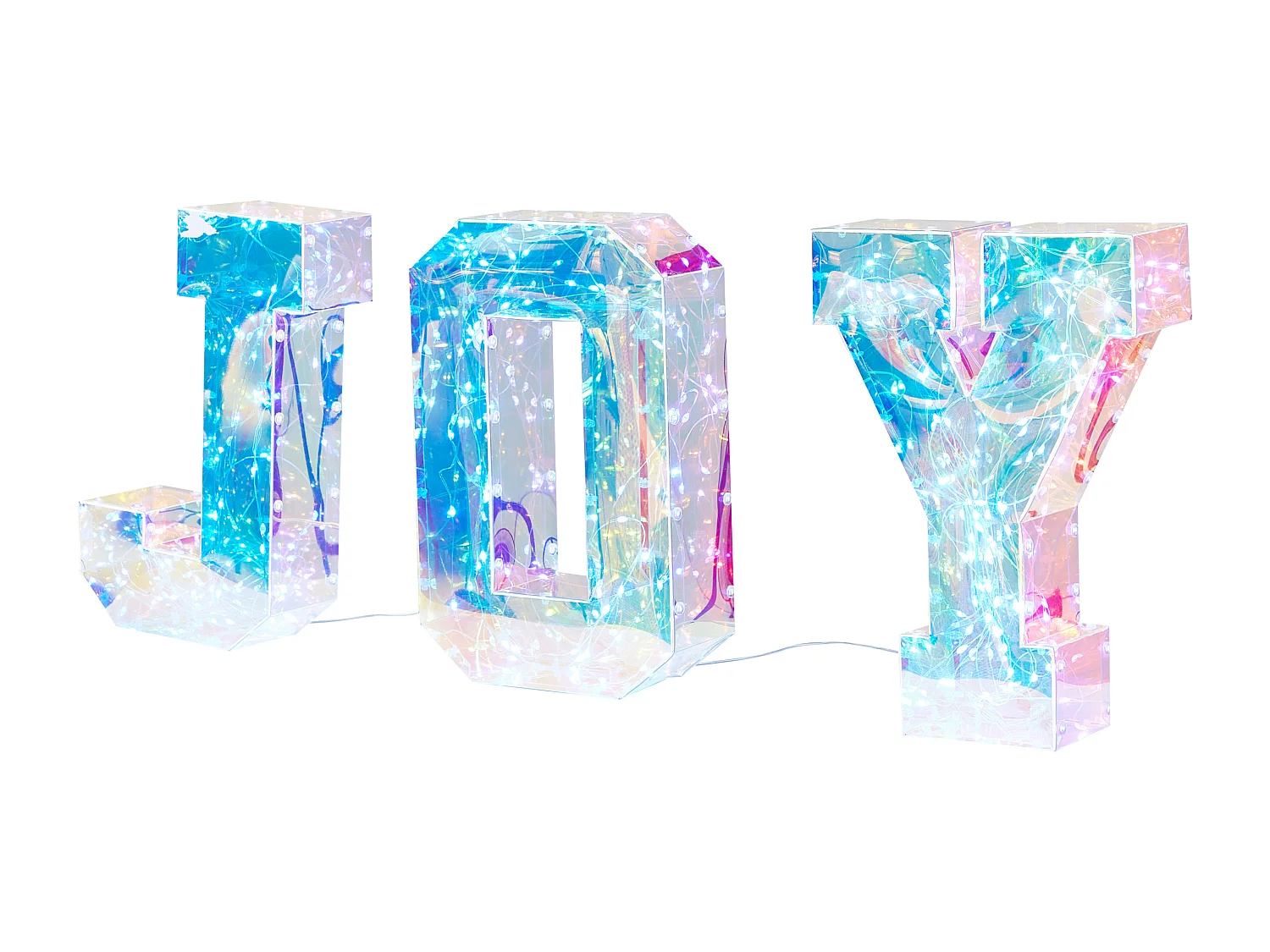 Décoration LED Texte CASTOR Multicolore