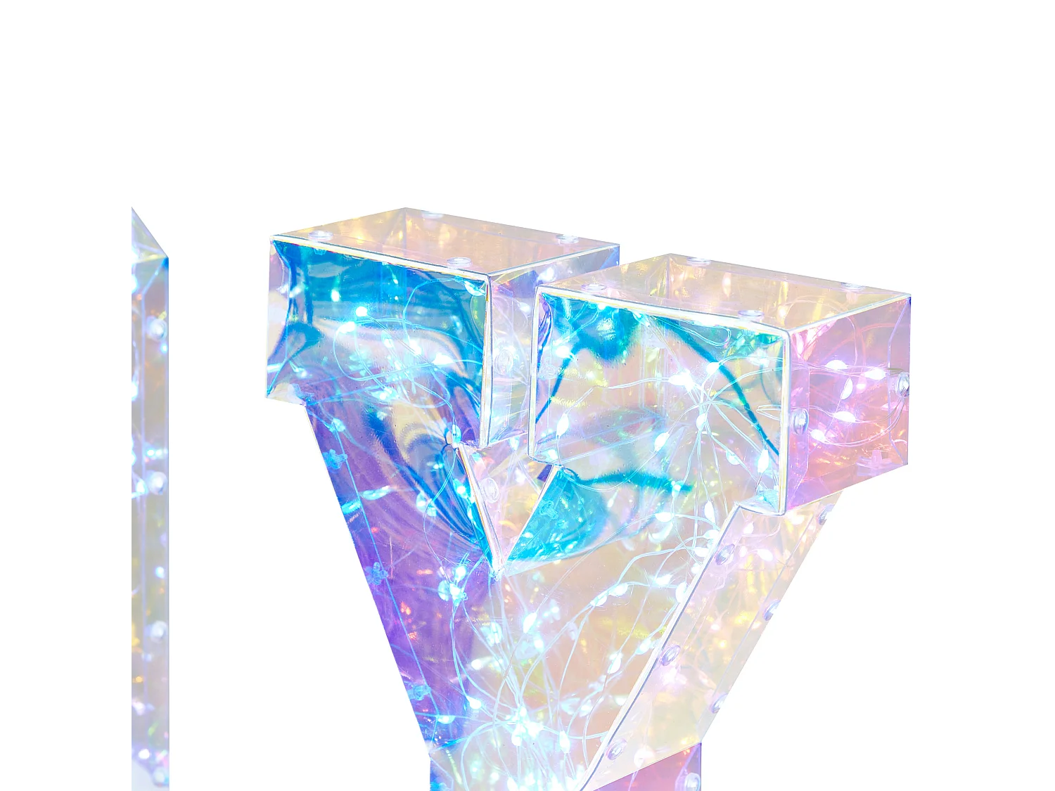 Décoration LED Texte CASTOR Multicolore