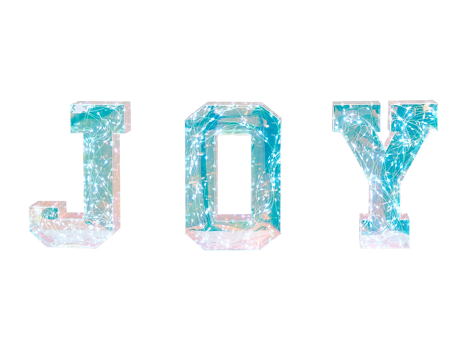 Dekoracja LED Napis CASTOR Kolorowy