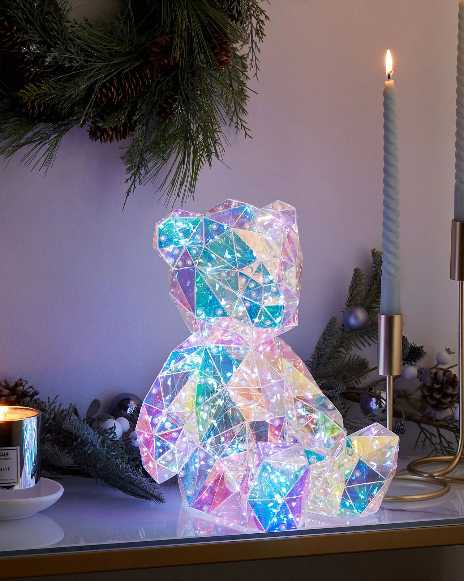 Décoration LED Ours en peluche HADAR Multicolore