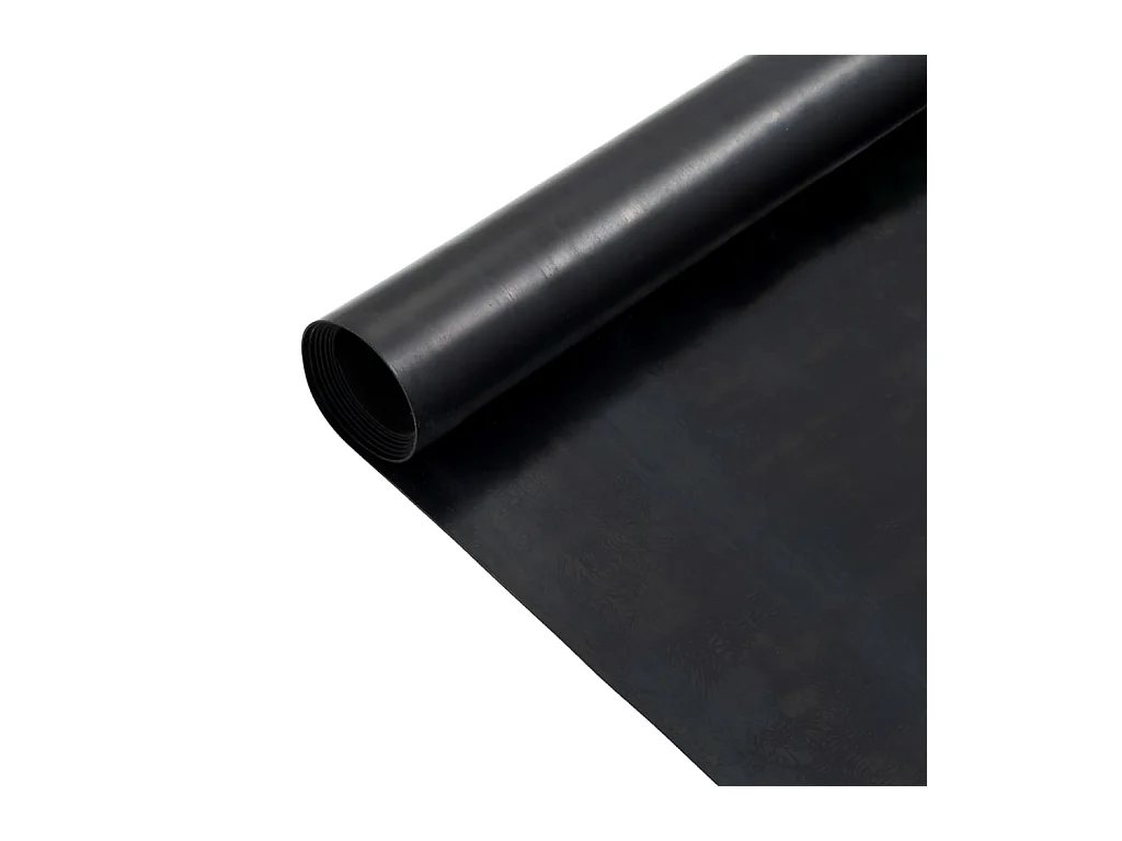 Tapis en caoutchouc antidérapant 1,2x5 m 1 mm Lisse