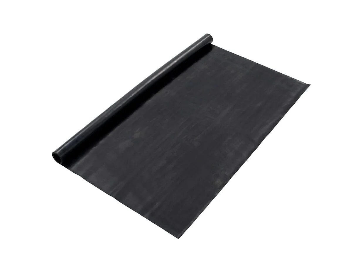 Tapis en caoutchouc antidérapant 1,2x5 m 1 mm Lisse