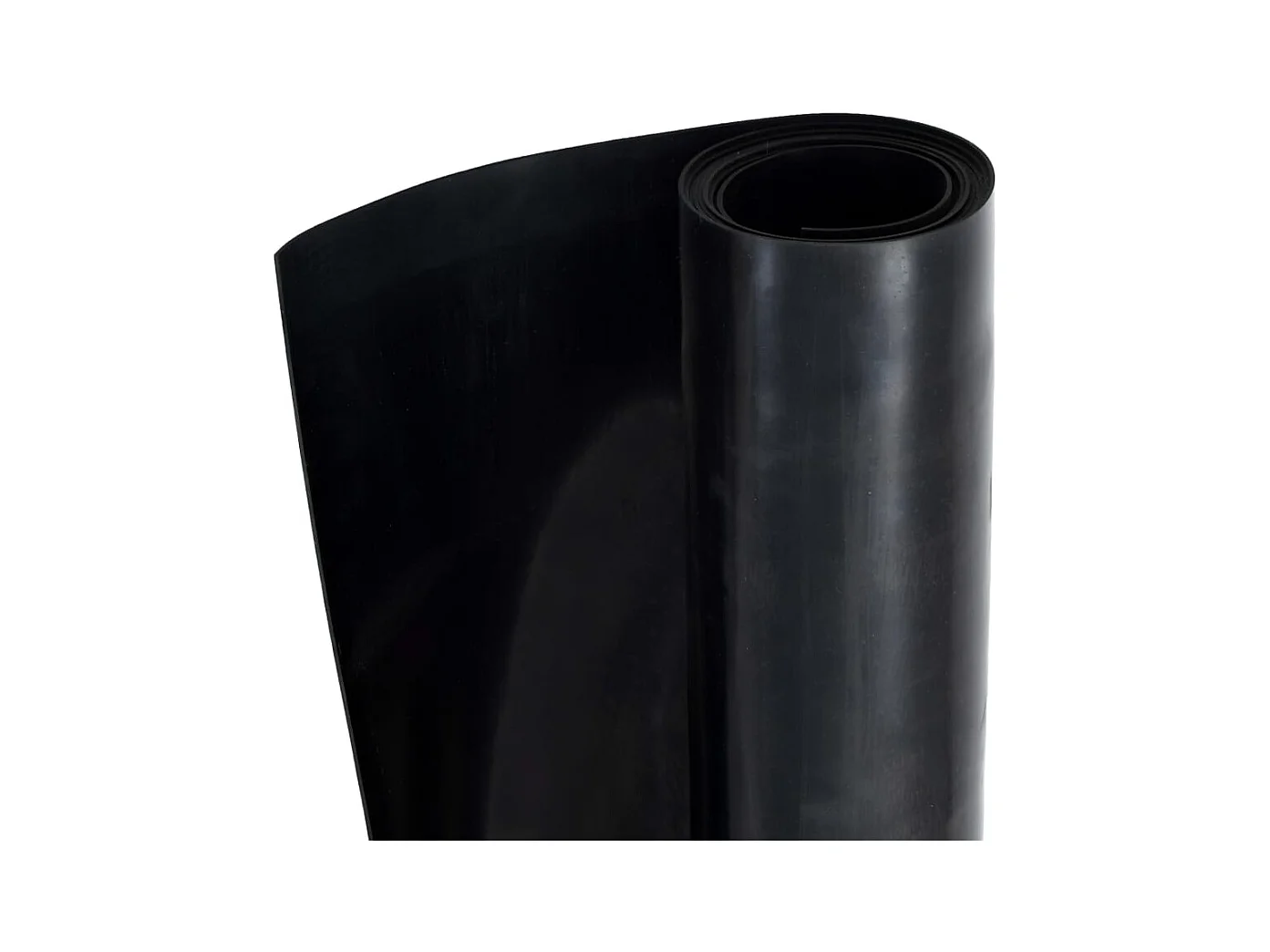 Tapis en caoutchouc antidérapant 1,2x5 m 1 mm Lisse