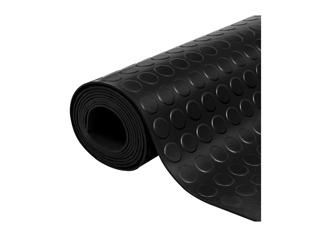 Tapis en caoutchouc antidérapant 1,5x2 m 3 mm Point