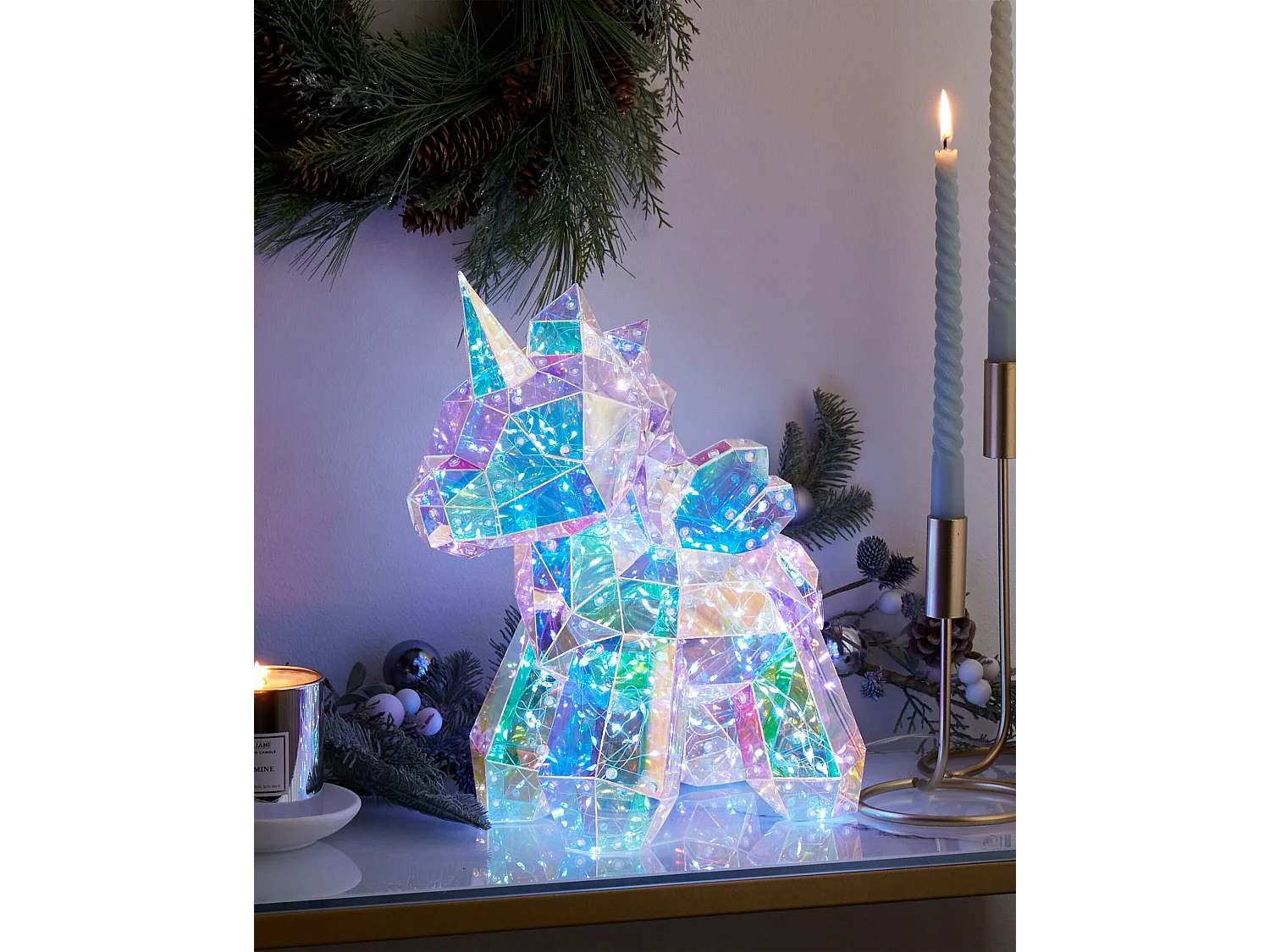 Décoration LED Licorne FORNAX Multicolore