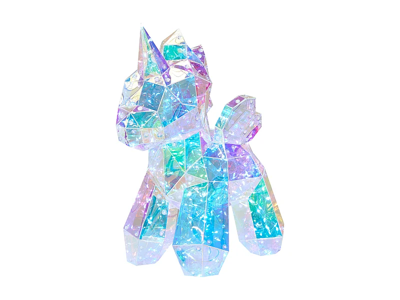 Décoration LED Licorne FORNAX Multicolore