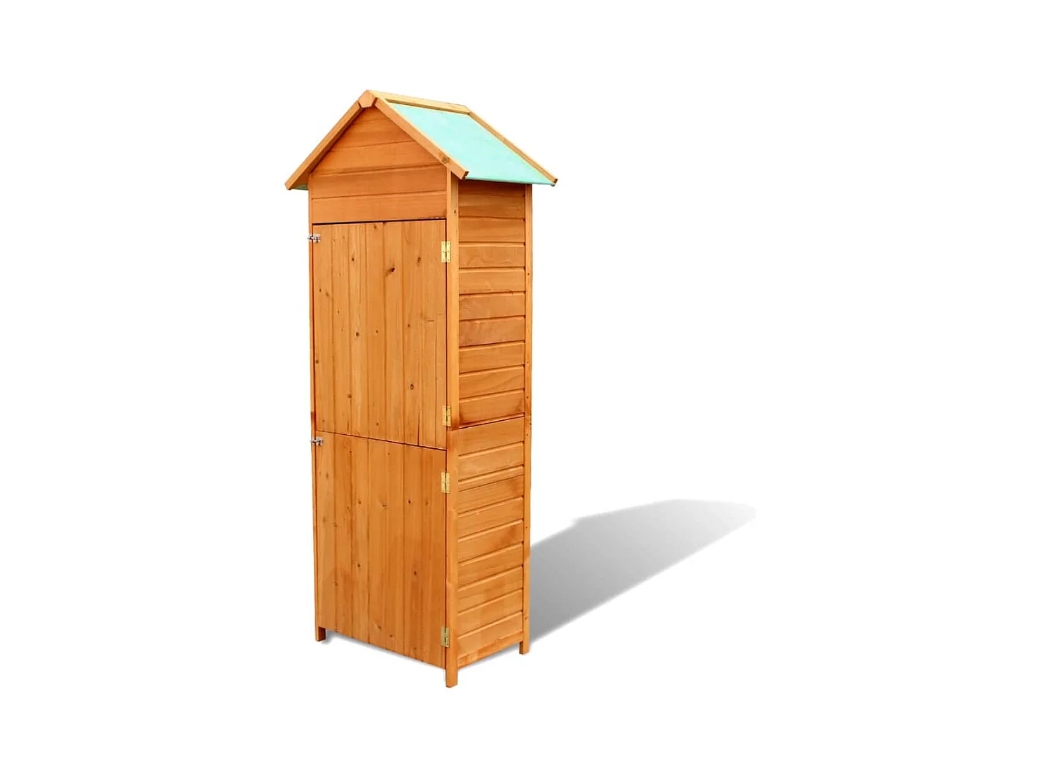 Armoire de rangement de jardin Marron 79x49x190
