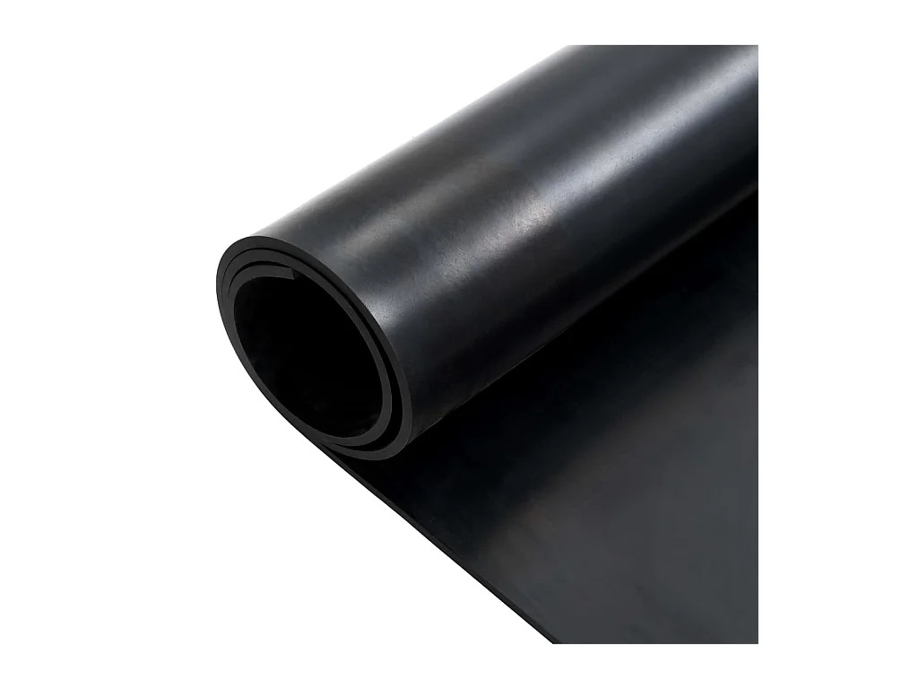 Tapis en caoutchouc antidérapant 1,2x2 m 8 mm Lisse