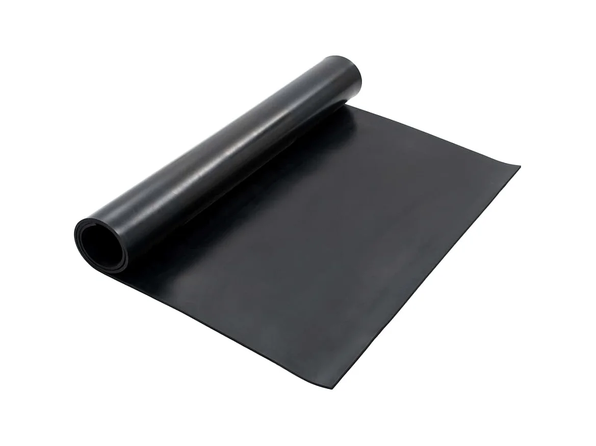 Tapis en caoutchouc antidérapant 1,2x2 m 8 mm Lisse