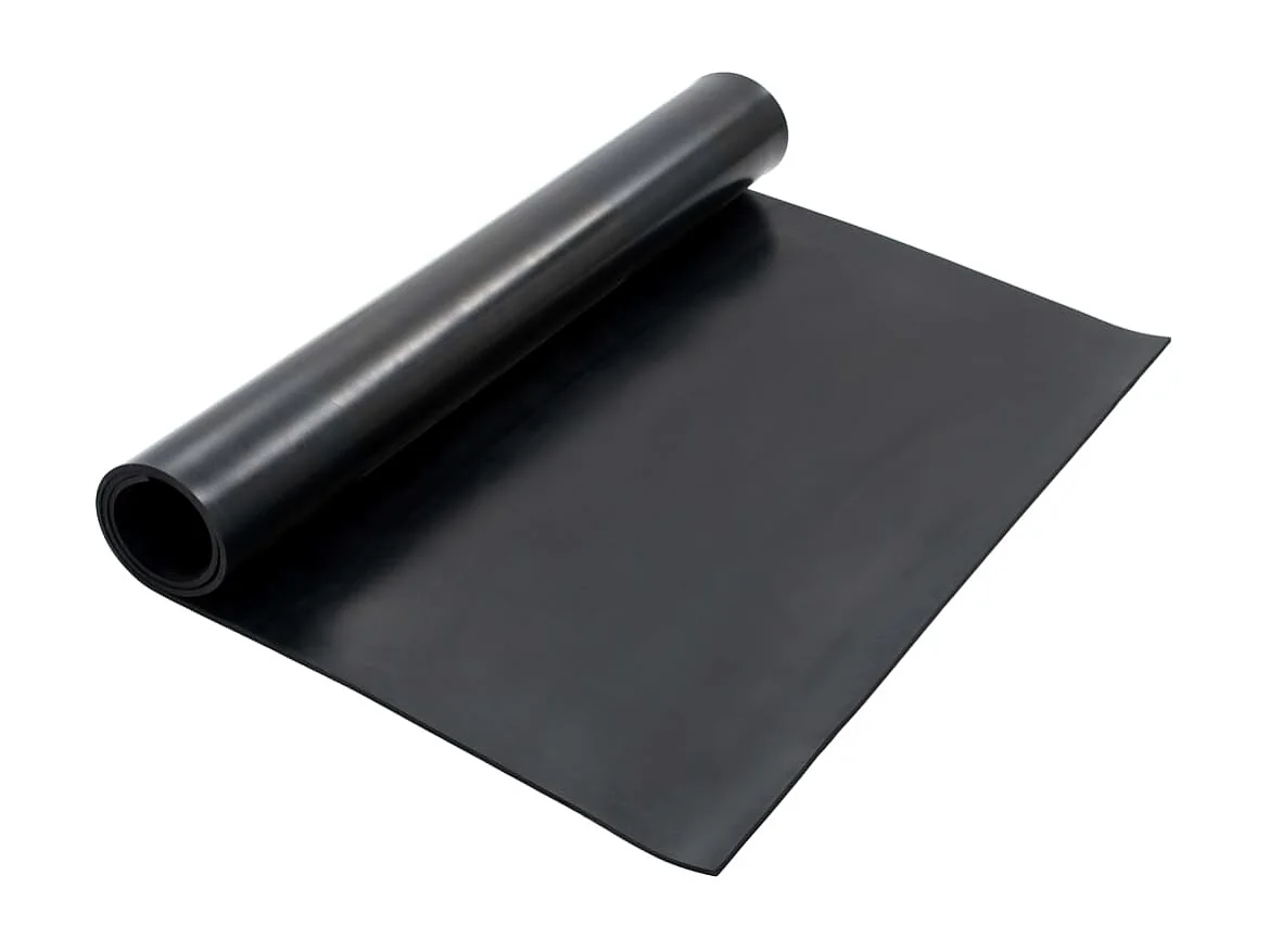 Tapis en caoutchouc antidérapant 1,2x2 m 8 mm Lisse