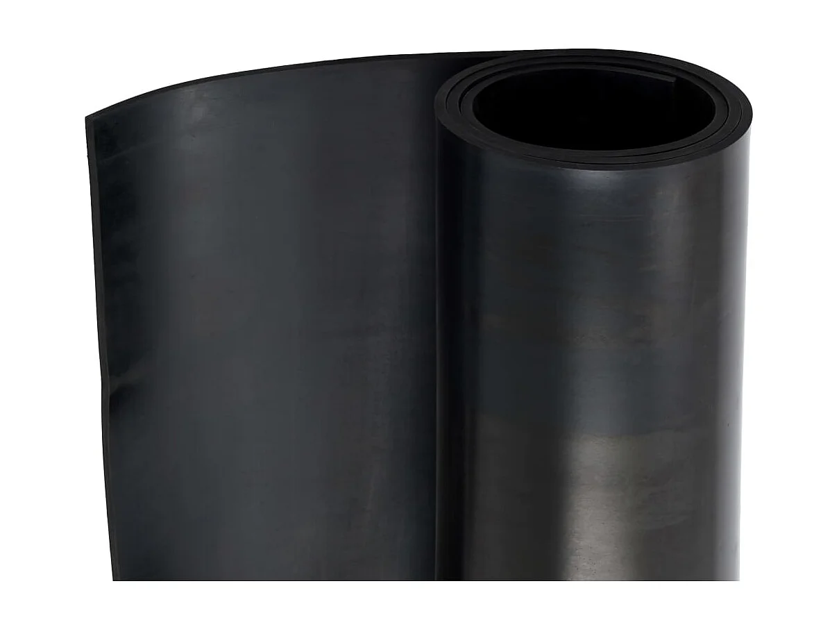 Tapis en caoutchouc antidérapant 1,2x2 m 8 mm Lisse