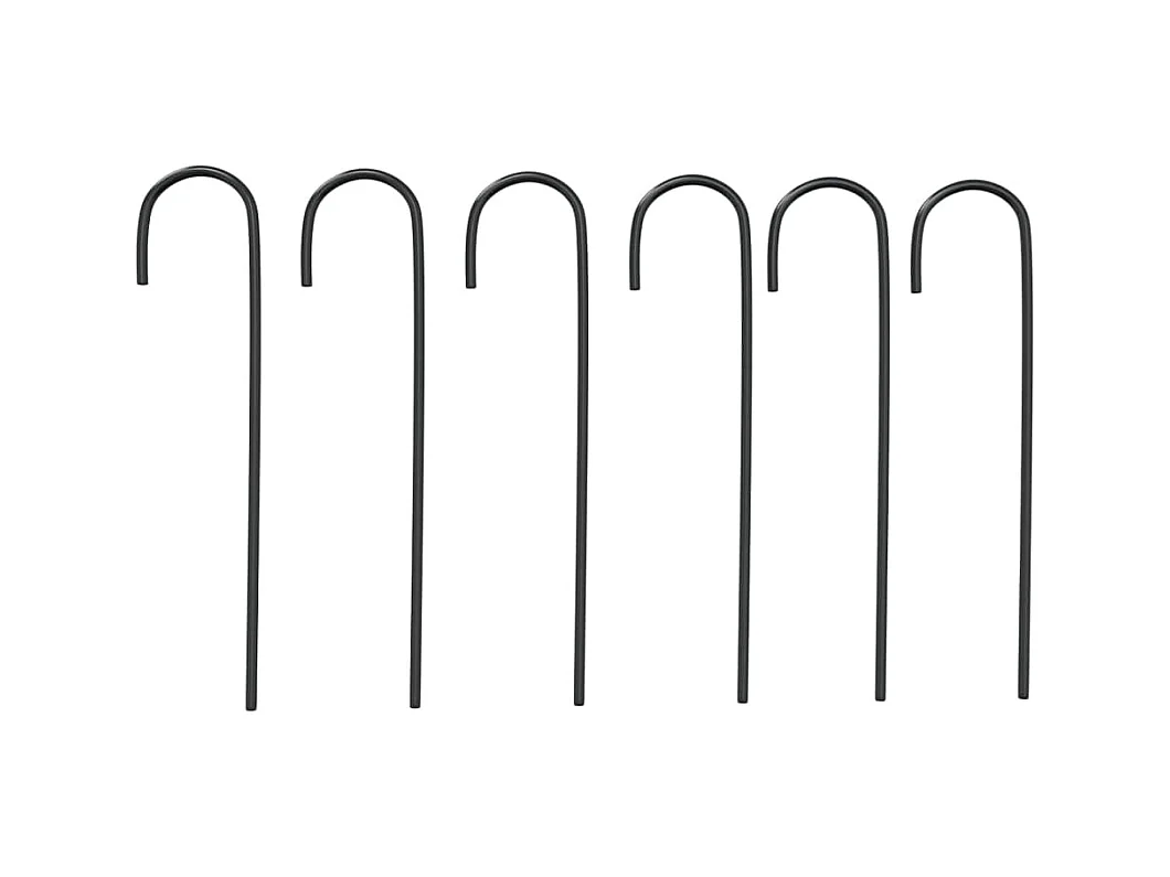 Arche de jardin Noir Ø180x255 Acier