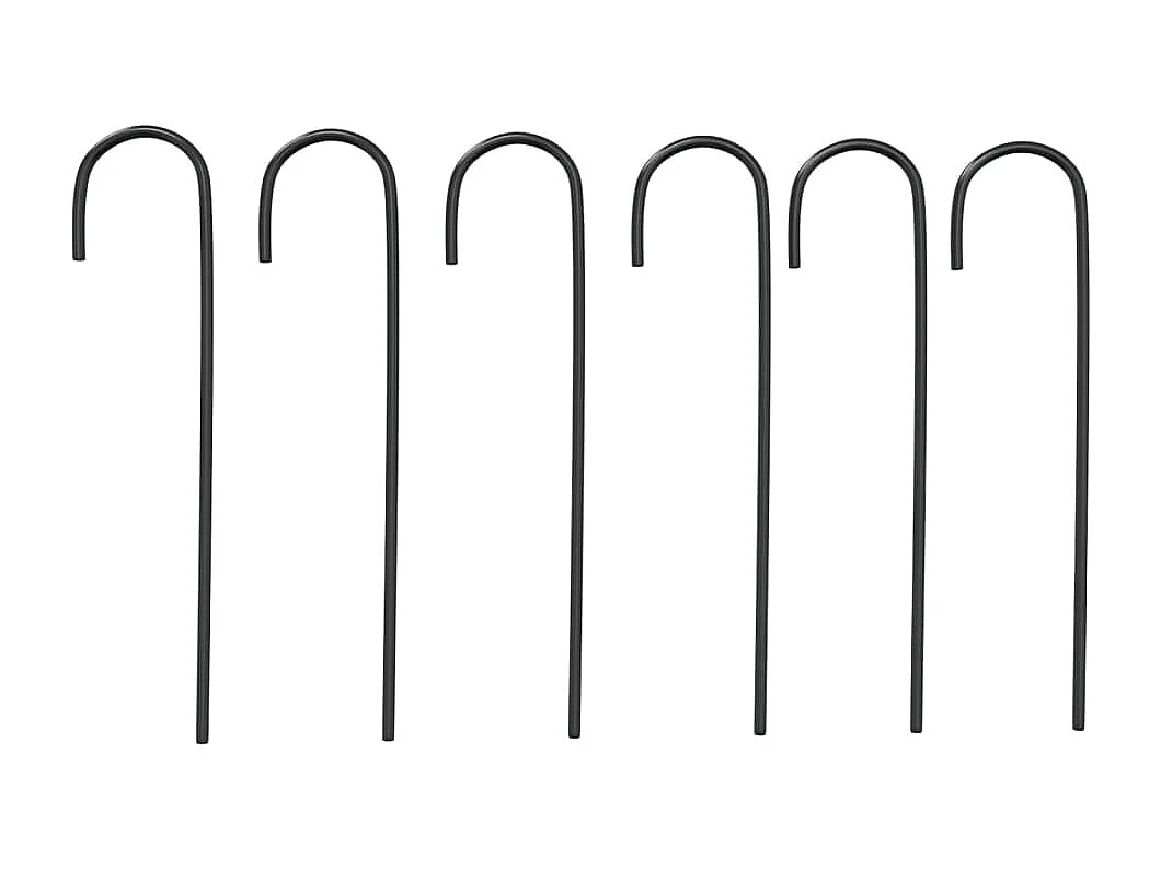 Arche de jardin Noir Ø180x255 Acier