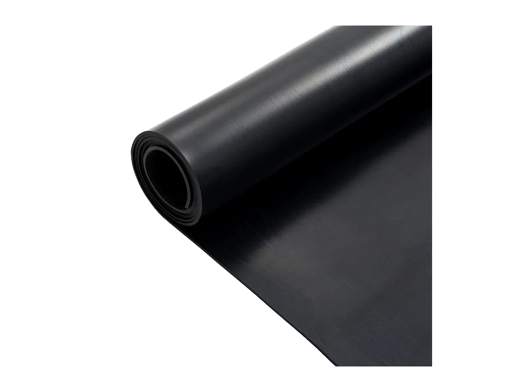 Tapis en caoutchouc antidérapant 1,2x2 m 3 mm Lisse