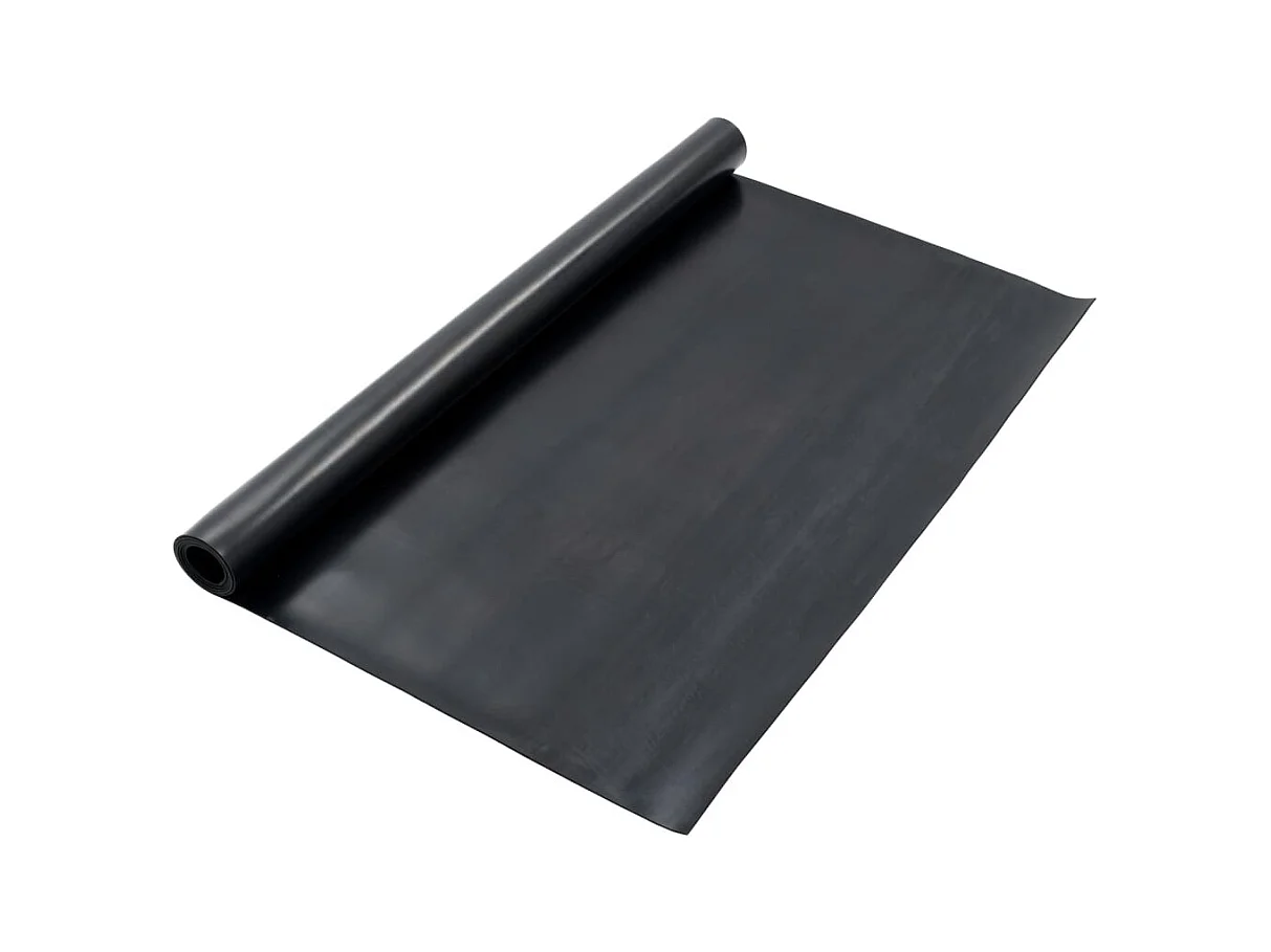 Tapis en caoutchouc antidérapant 1,2x2 m 3 mm Lisse