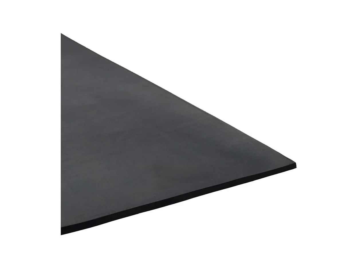 Tapis en caoutchouc antidérapant 1,2x2 m 3 mm Lisse