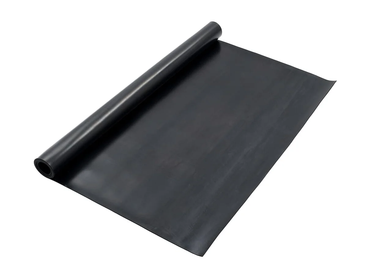 Tapis en caoutchouc antidérapant 1,2x2 m 3 mm Lisse